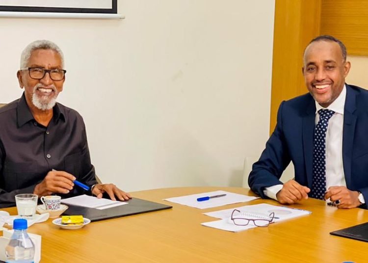 Abdi Hashi Meets with Turkish Parliament Speaker on Development Projects