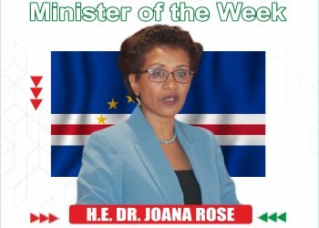 Her Excellency Dr. Joana Rose, Ministry of Justice, Cape Verde has Emerged APS Minister of the Week