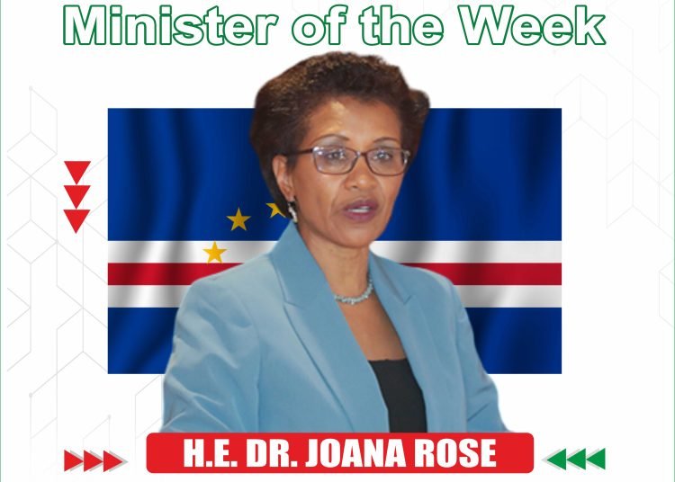 Her Excellency Dr. Joana Rose, Ministry of Justice, Cape Verde has Emerged APS Minister of the Week