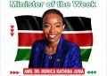 H.E. Amb Dr. Monica Kathina Juma, Minister of Energy, Kenya Emerges APS Minister of the Week