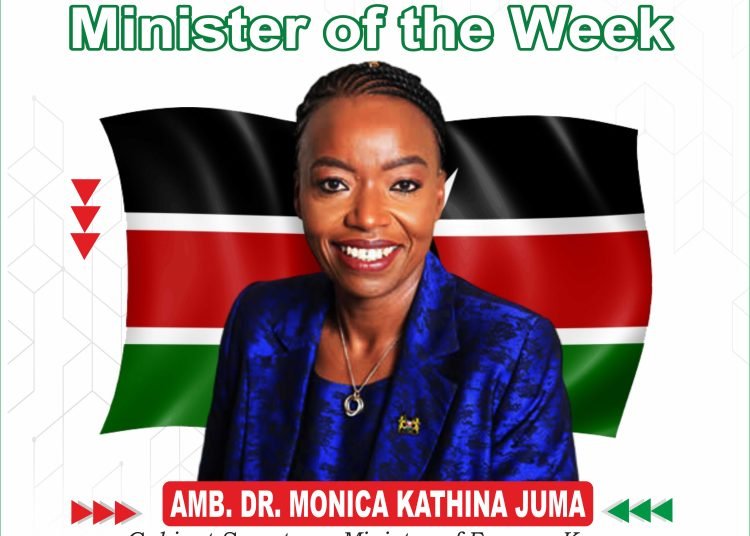 H.E. Amb Dr. Monica Kathina Juma, Minister of Energy, Kenya Emerges APS Minister of the Week