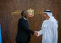 Minister of Foreign Affairs of the United Arab Emirates Receives Somalia’s Foreign Minister