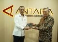 Ambassador of the Republic of Indonesia to Namibia Pays Courtesy Visit to Indonesian News Agency (ANTARA)