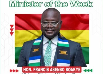 His Excellency Hon Francis Asenso Boakye, Minister of Works and Housing, Ghana Emerges APS Minister of the Week