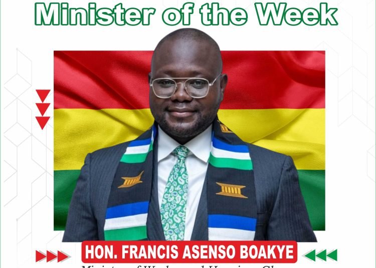 His Excellency Hon Francis Asenso Boakye, Minister of Works and Housing, Ghana Emerges APS Minister of the Week