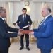 Deputy Prime Minister, Minister of Foreign Affairs receives a copy of the credentials of the new ambassador of the Republic of Sudan in Iraq