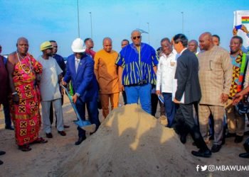 Ghana: Vice President Dr. Bawumia cuts sod for Tema Motorway Roundabout Phase 2