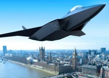 Concept art shows what the new fighter jet might look like in the skies