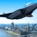 Concept art shows what the new fighter jet might look like in the skies