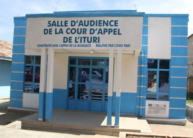 United Nations Organization Stabilization Mission in the Democratic Republic of Congo (MONUSCO) builds courtroom for Bunia court of Appeal