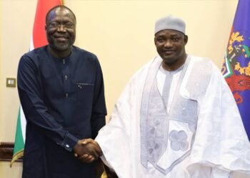Gambia: President Barrow Receives ECOWAS commission President, outgoing ECOWAS Mission in the Gambia (ECOMIG) Commander