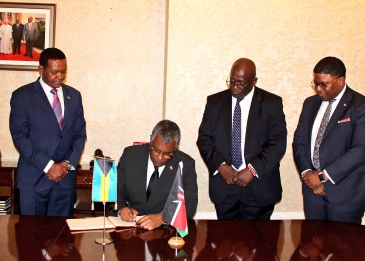 Kenya, Bahamas agrees on free visa regime