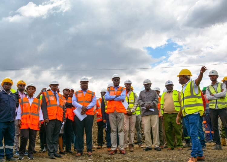 Kenya: Davis Chirchir, Alex Wachira inspect construction of Geothermal Power plant in Menengai