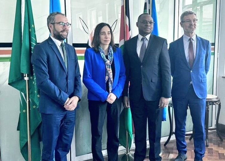 Amb George Orina meets Deputy CEO of Expert France, Rima Le Coguic
