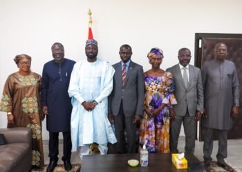 President Touray visited some government officials in The Gambia as part of his mission