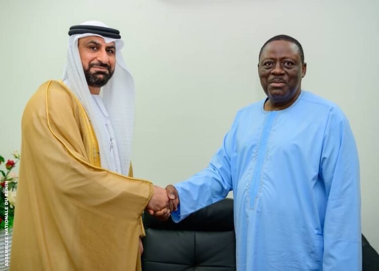 UAE Ambassador meets President of Benin close door picture
