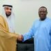 UAE Ambassador meets President of Benin close door picture
