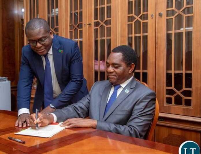Zambia:Hichilema signs National Pension Scheme Amendment Bill 2023 into law