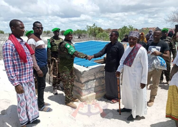Kenya Defence Forces Constructed 90,000-litre Underground Water Tank for Locals