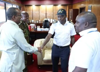 Kenya: RPC Kenneth Kimani, RCIO Ali Samatar pays a courtesy call on MD of KPA, Capt. William Ruto
