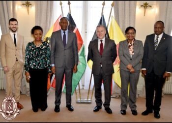 Kenya: H.E.Amb.Ndemo pays courtesy call on Denis Mathens