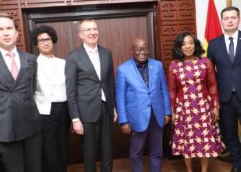 Akufo-Addo meets Latvia Foreign Affairs Minister, both pledge to deepen bilateral relations