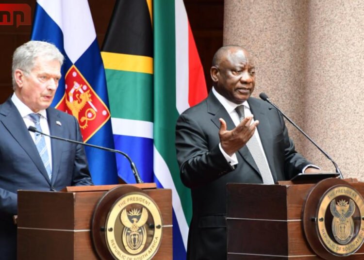 South Africa, Finland agree to strengthen trade and investment ties