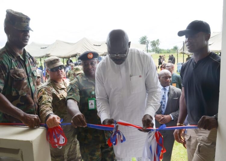 Liberia’s Defense Minister Praises President Weah for Military Housing