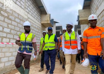 Ghana: Minister of Information Oppong Nkrumah inspects agenda 111 projects