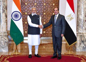Prime Minister of India meets with President of Egypt