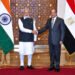 Prime Minister of India meets with President of Egypt