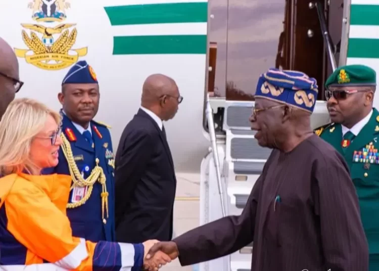 Tinubu returns to Nigeria after visit to France and UK