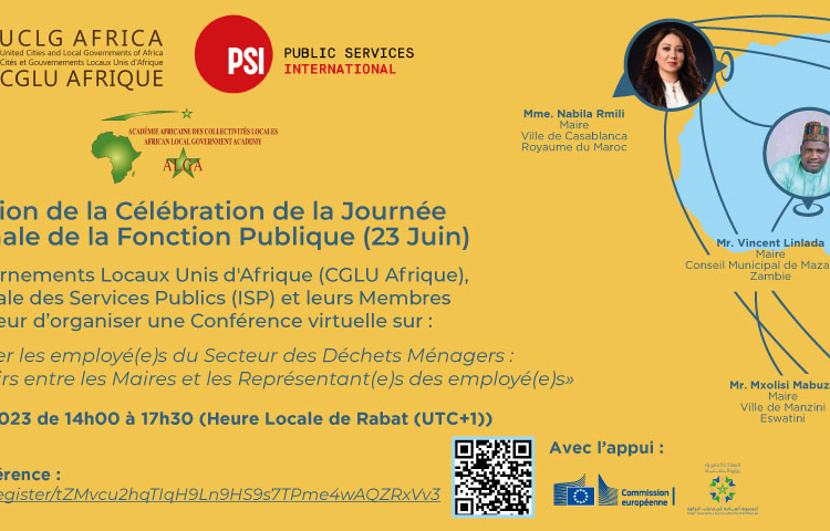 UCLG Africa and PSI celebrate the United Nations International Public Service Day