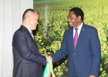 Zambian President Hichilema holds talks with Polish President Duda