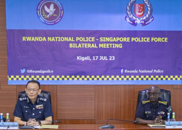 Rwanda, Singapore Police forces to jointly tackle trans-boundary security challenges