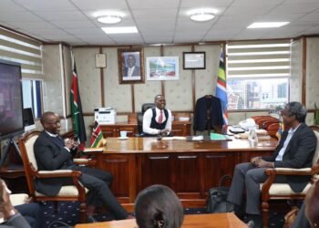 Kenya: Environment and Climate Change PS Ng’eno chairs meeting with ACS Secretariat Ng’ang’a and UNDP representative Ngororano