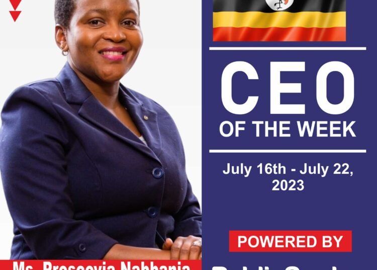 Proscovia Nabbanja emerges Public Sector Global ‘CEO of the week’