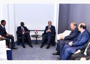 President El-Sisi meets the President of Kenya