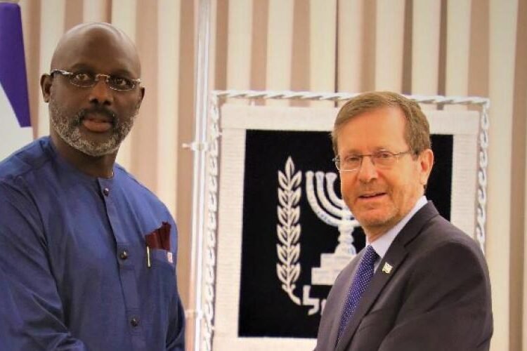 President Weah Urges Stronger Liberia – Israeli Ties During Meeting his Israeli Counterpart
