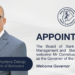 Bank of Botswana welcomes new  Governor: Cornelius Dekop assumes leadership