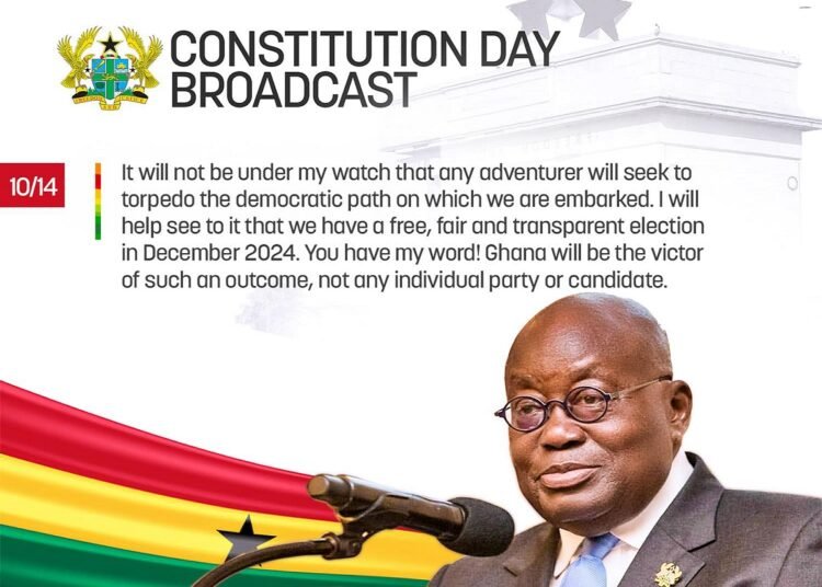 Ghana: President Akufo-Addo reaffirms commitment to democracy: “No coup under my watch”