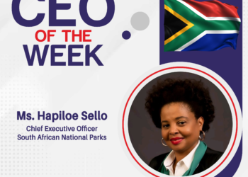 Ms. Hapiloe Sello, Chief Executive Officer, South African National Parks has Emerged as Public Sector Global CEO of the Week