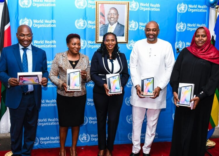 Kenya: WHO donates over 940 tablets to Health Ministry for digitalization efforts