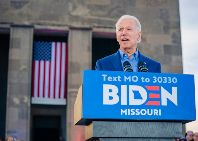 US President Biden Announce Victory Win of Missouri Democratic Primary