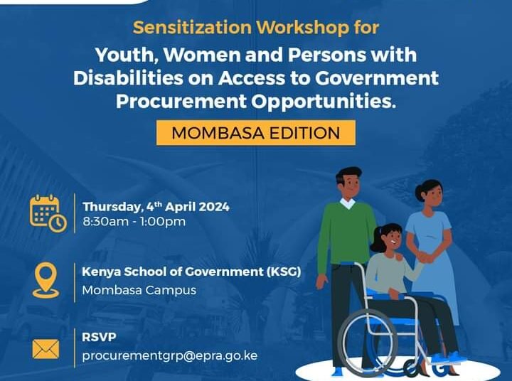 Kenya: EPRA embarks on AGPO sensitization  workshop for  women and persons with disabilities