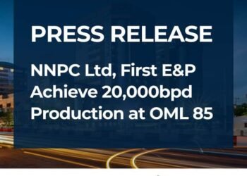 Nigeria: NNPC Ltd, First E&P achieve 20,000bpd production at OML 85