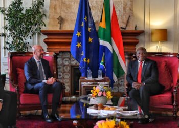 President Ramaphosa, EU Council President Holds Bilateral Conversation on Global Issues
