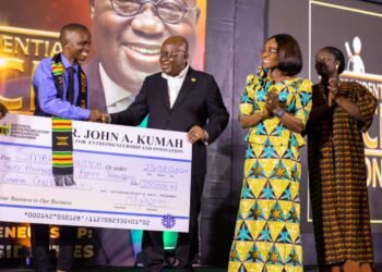GHANA: A YOUNG BOY FROM TARKWA WINS PRESIDENTIAL PITCH, RECEIVES GHC 300,000 CASH PRIZE – NEIP