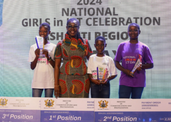 10-Year-Old Success Joycelyn Dadzie wins 2024 Girls-In-ICT programme in Ashanti Region