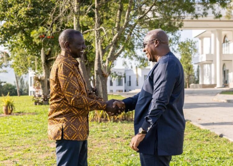 Ghana’s President-elect Mahama pays Courtesy Call to Kenyan President Ruto